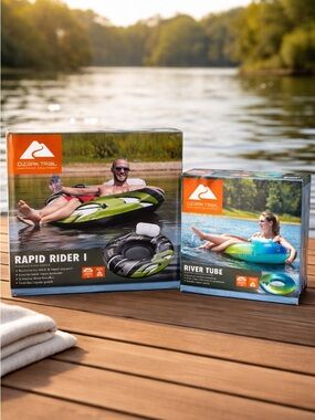 NIB - Ozark Trail - Rapid Rider I and 1 River Tube - Lake Weekend Water Fun